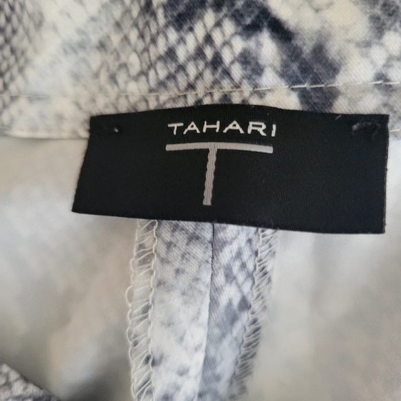 Tahari Snakeskin Print Wide-Leg Pants Women’s.  Size 8. Waist Waist 32" NWOT. - Picture 8 of 8